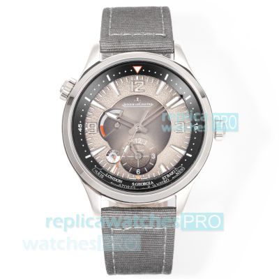 V+Factory Swiss Replica Jaeger LeCoultre Polaris Geographic Gray Dial 42mm Watch 